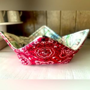 Bowl Koozie (Cozy) - Farm Cows Chickens Eggs Tractors Bandana
